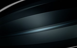 Dark Abstract Curved Lines with Subtle Blue Gradient and Minimalist Geometric Stripes HD wallpaper