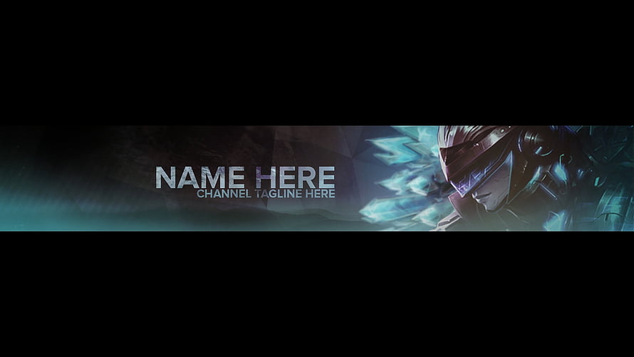 Dark Fantasy YouTube Banner Template Featuring League of Legends Artwork HD wallpaper