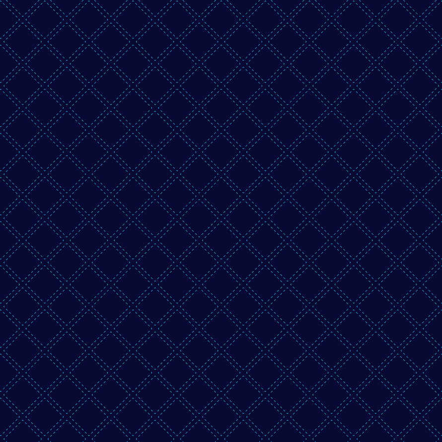Dark Navy Blue Geometric Diamond Grid Pattern with Dashed Lines HD phone wallpaper
