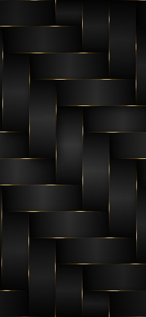 Elegant Black and Gold Geometric Weave Pattern with Luxurious Metallic Accents HD phone wallpaper