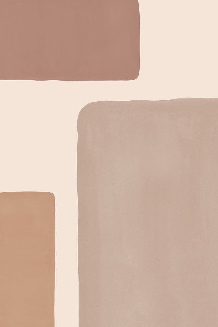 Minimalist Abstract Geometric Shapes in Warm Neutral Tones HD phone wallpaper