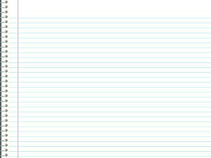 Blank A4 Lined Notebook Paper Template with Spiral Binding and Red Margin Line HD wallpaper