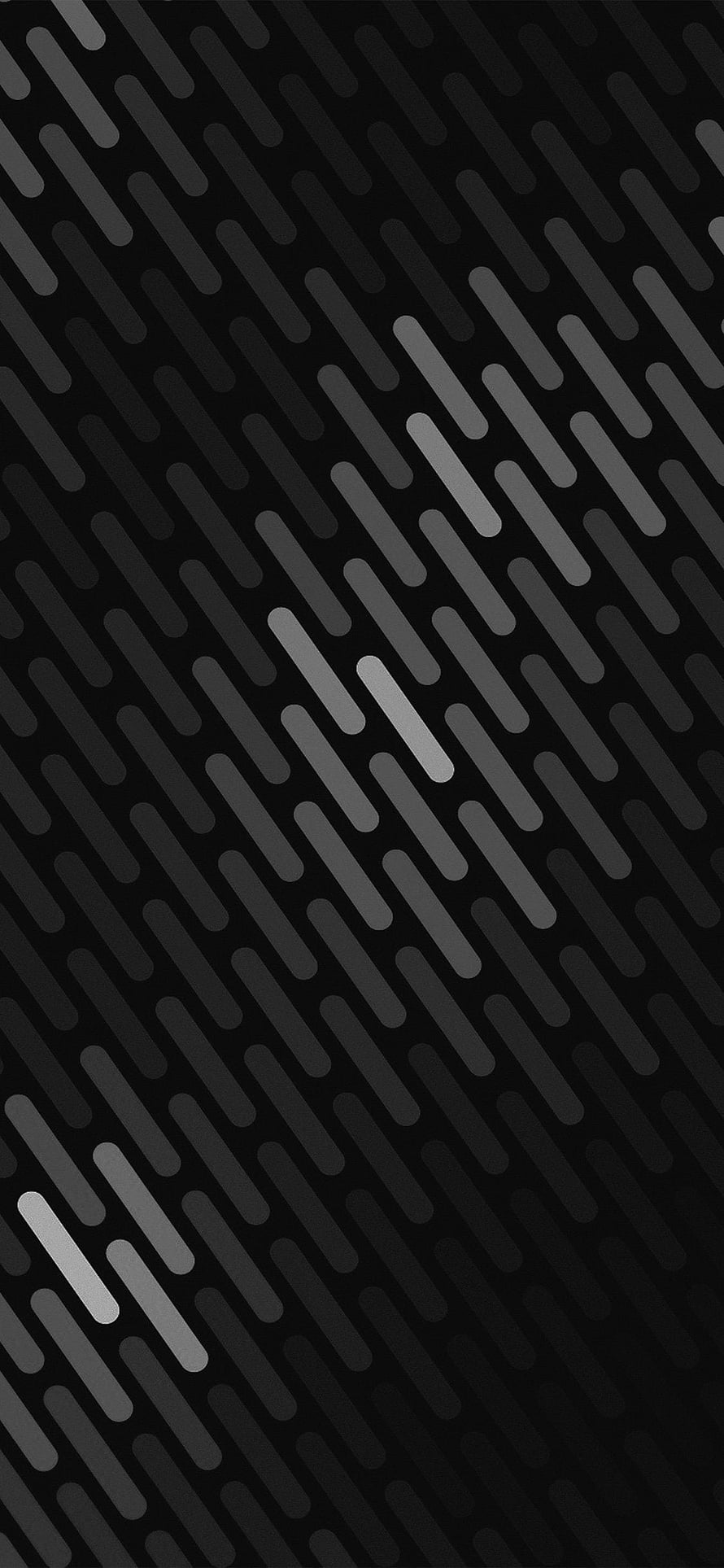 Minimalist Black Diagonal Dash Pattern with Subtle Grey Gradient Accents HD phone wallpaper