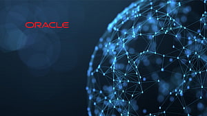 Oracle Cloud Global Network Connectivity and Digital Infrastructure Concept HD wallpaper
