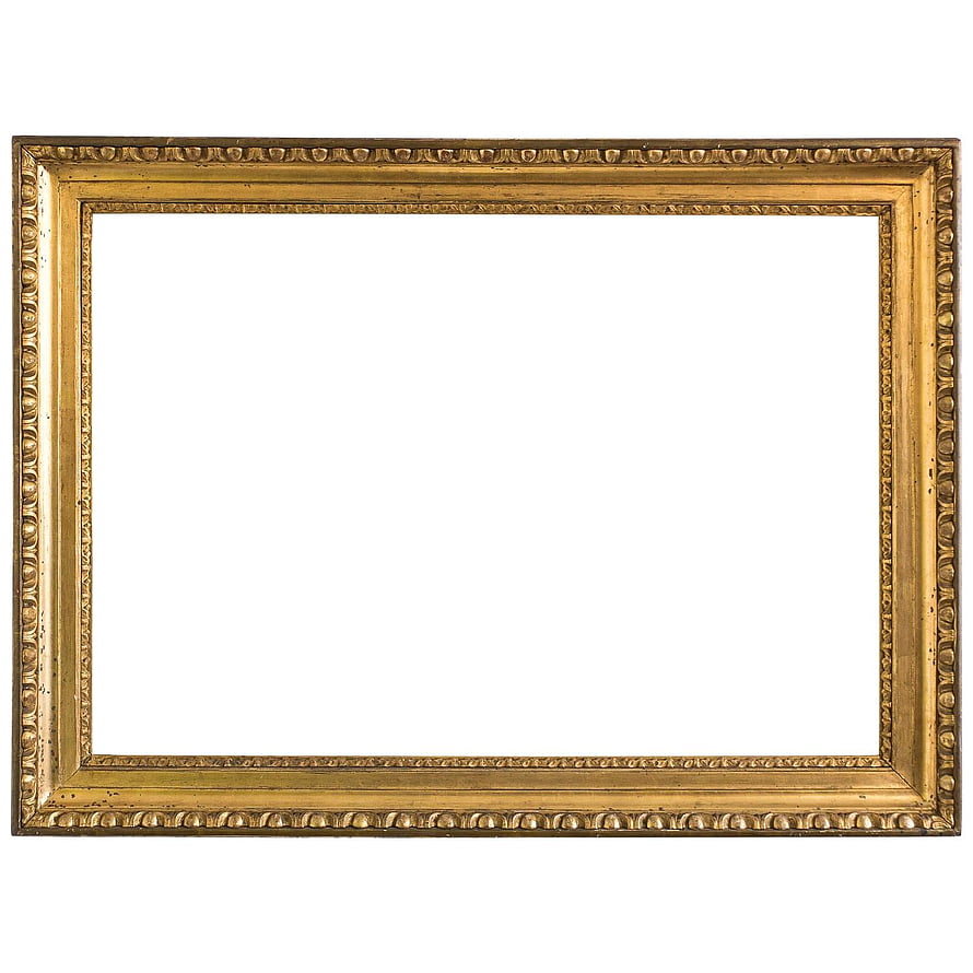 Ornate Gilded Picture Frame with Beaded Carved Detailing and Antique Finish HD phone wallpaper