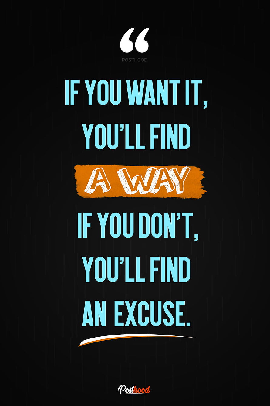 Motivational Quote About Finding a Way on Black Background HD phone wallpaper