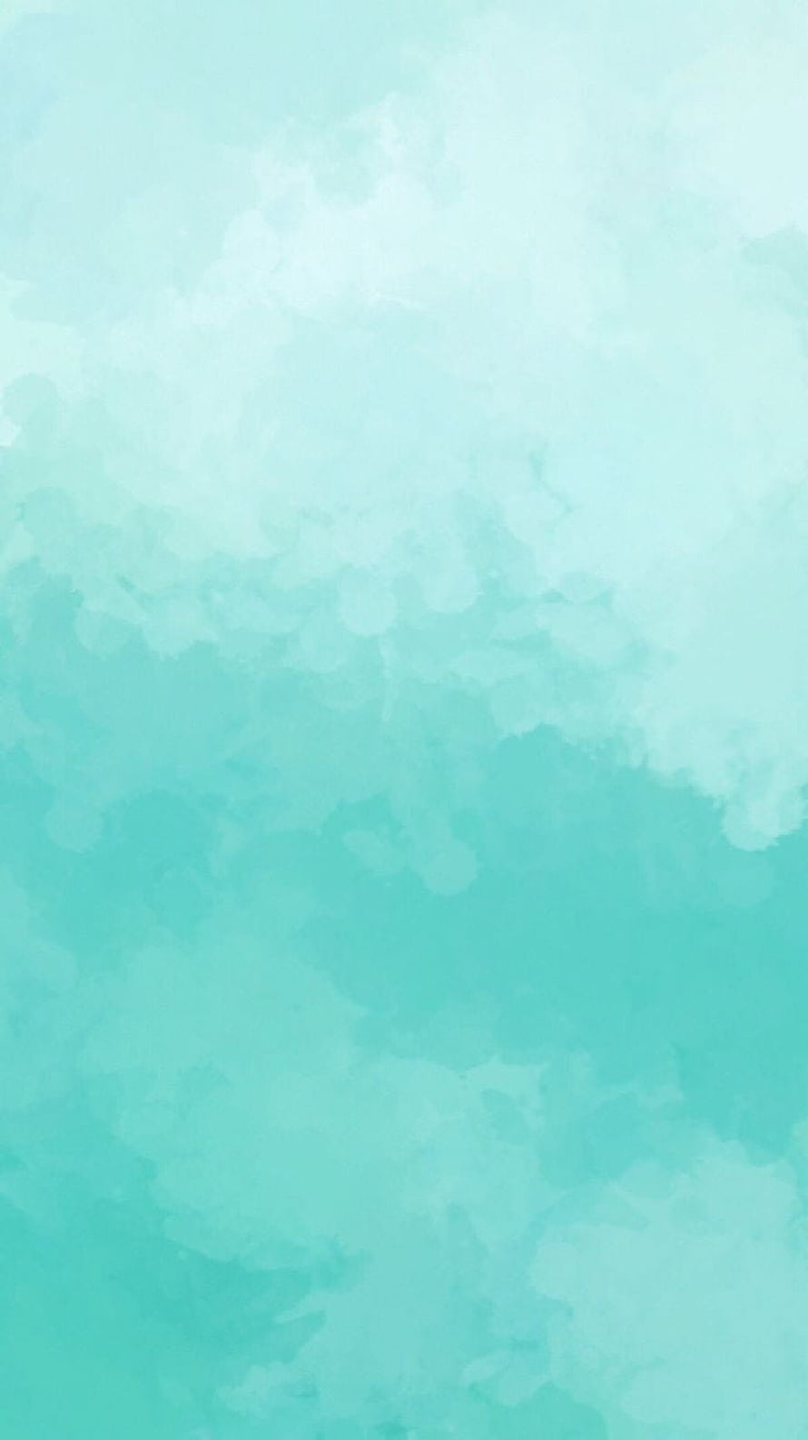 Soft Pastel Teal Watercolor Texture with Gentle Cloudy Gradient HD phone wallpaper