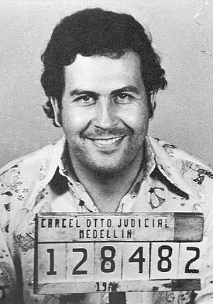 Pablo Escobar Mugshot Portrait from Carcel Judicial Medellin HD phone wallpaper