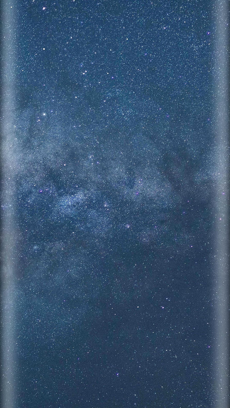 Deep Blue Night Sky with Dense Star Field and Milky Way Nebulae HD phone wallpaper