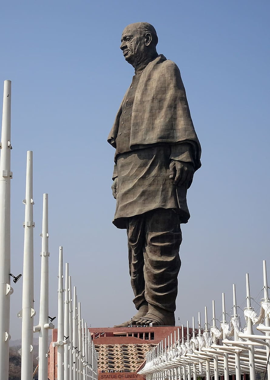 Statue of Unity Sardar Vallabhbhai Patel Monument in Gujarat India HD phone wallpaper