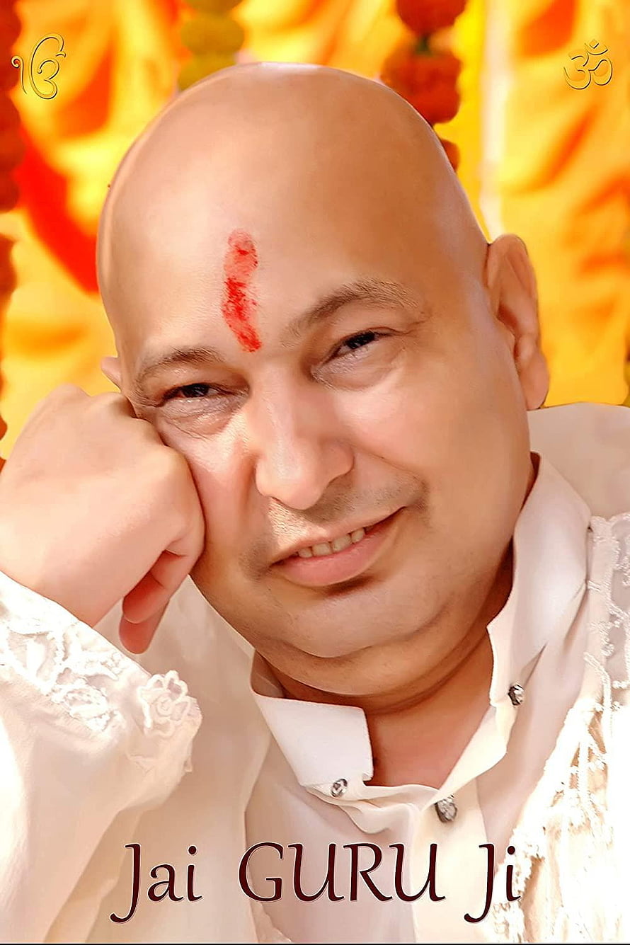 Portrait of a bald spiritual guru with a red tilak on his forehead wearing white traditional attire HD phone wallpaper
