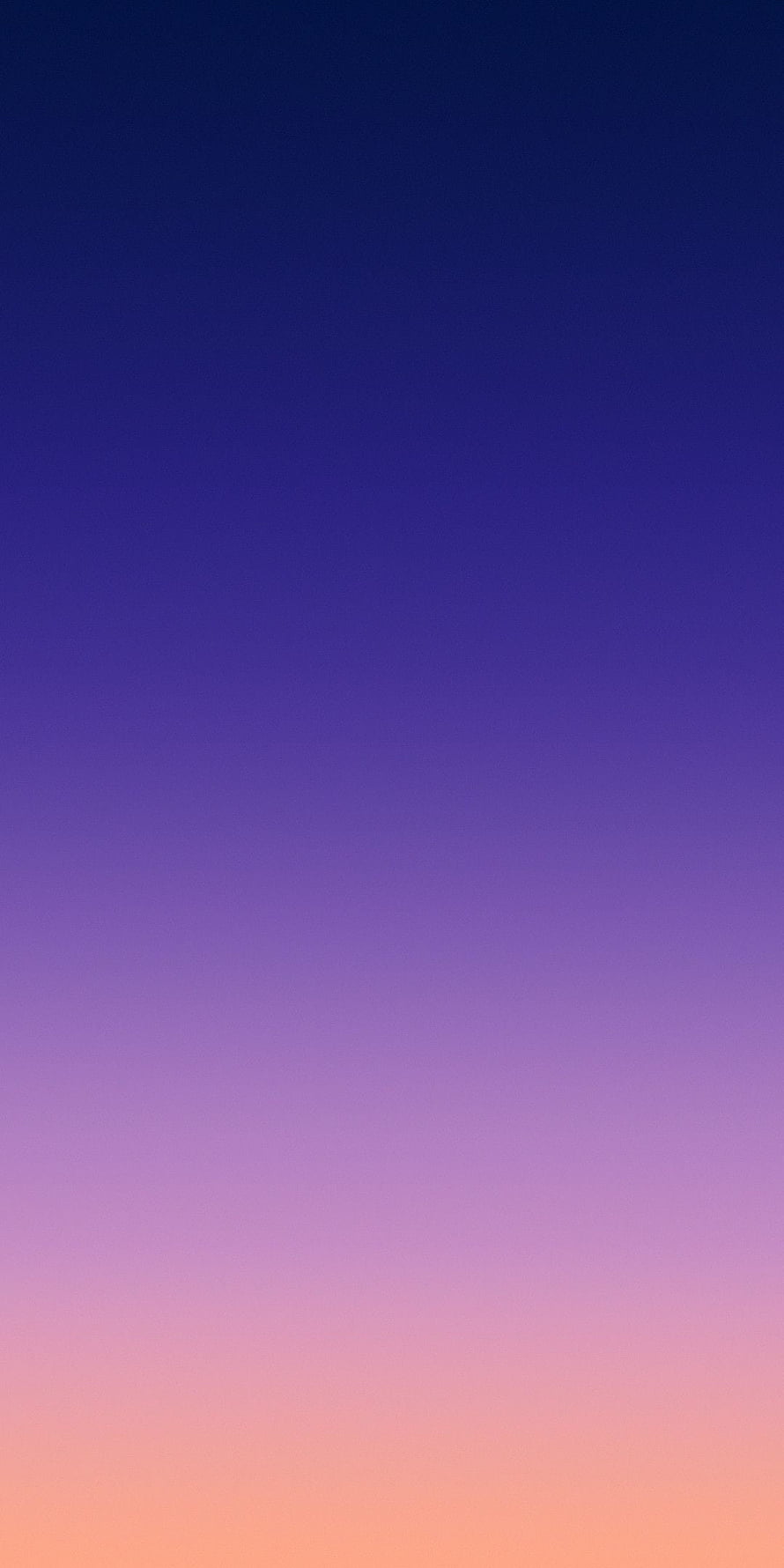 Smooth Vertical Gradient Sky Transitioning From Deep Indigo To Soft Peach Horizon HD phone wallpaper