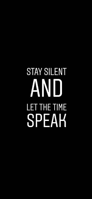Minimalist Black Background with White Motivational Typography Quote HD phone wallpaper