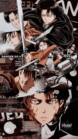 Levi Ackerman Attack on Titan Anime Character Artwork, Levi Ackerman - Awesome, Levi Aesthetic HD phone wallpaper