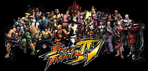 Street Fighter IV Full Roster Character Lineup Artwork HD wallpaper