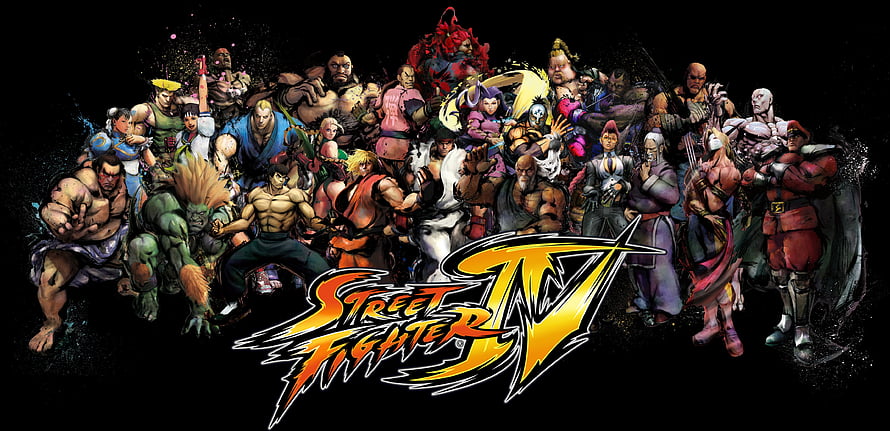 Street Fighter IV Full Roster Character Lineup Artwork HD wallpaper