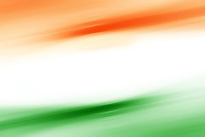 Indian National Flag Abstract Gradient Background with Saffron White and Green Waves HD wallpaper