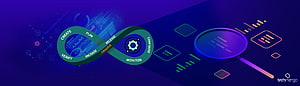 DevOps Continuous Integration Cycle with Testing and Monitoring Workflow HD wallpaper