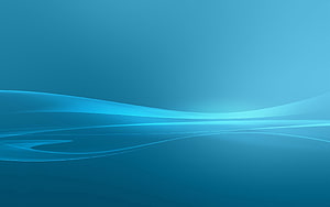 Sleek Blue Abstract Waves with Flowing Light Streaks and Smooth Gradient Background HD wallpaper