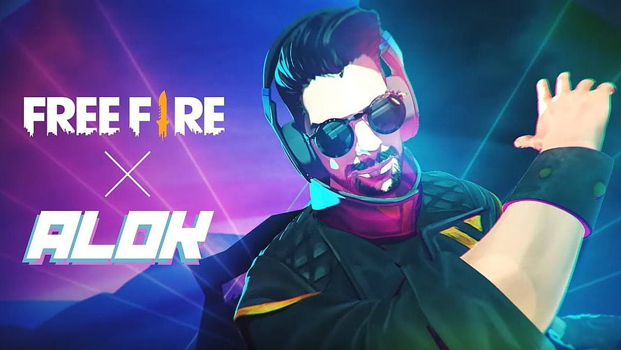 Alok DJ Character Artwork from Free Fire Video Game HD wallpaper