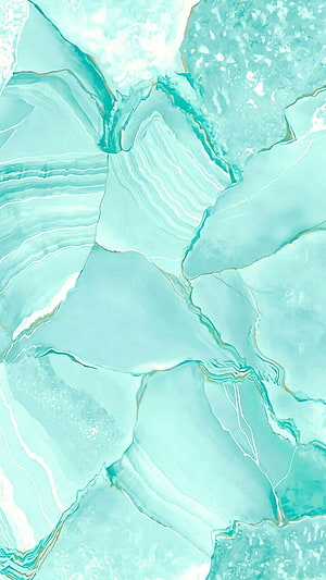 Mint Green and Turquoise Marble Texture with Fluid Veins and Soft Abstract Patterns HD phone wallpaper