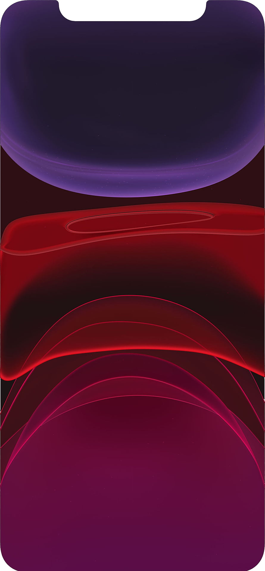 Apple iOS 16 Abstract Gradient Wallpaper with Purple and Red Geometric Shapes HD phone wallpaper