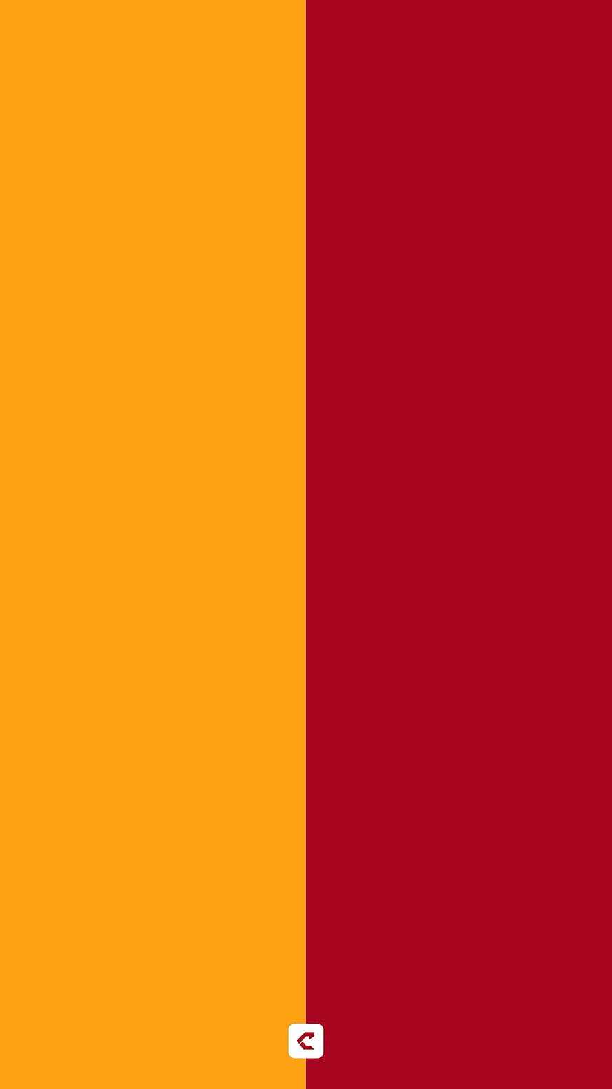 Galatasaray Ultraslan Minimalist Split Color Design HD phone wallpaper