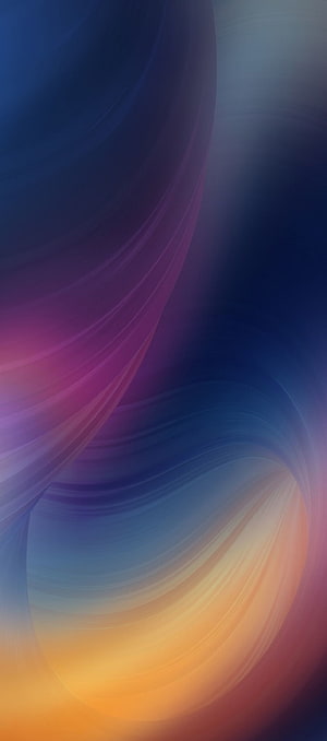 Huawei Mate 30 Pro Default Abstract Gradient Wallpaper with Flowing Curves HD phone wallpaper