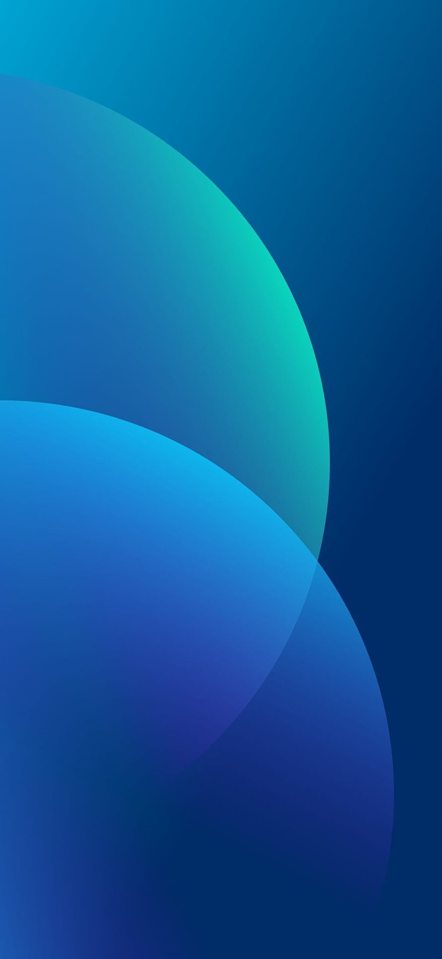Oppo F11 Pro Stock Blue Gradient Abstract Wallpaper HD phone wallpaper