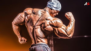 Jeremy Buendia Bodybuilder Flexing Muscular Physique on Stage HD wallpaper