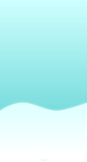 Minimalist Pastel Cyan and White Abstract Wave Gradient Background HD phone wallpaper