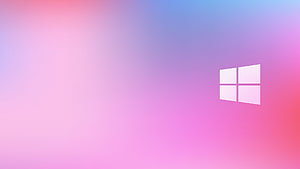 Windows 11 Purple Gradient Desktop Background with Minimalist Logo HD wallpaper