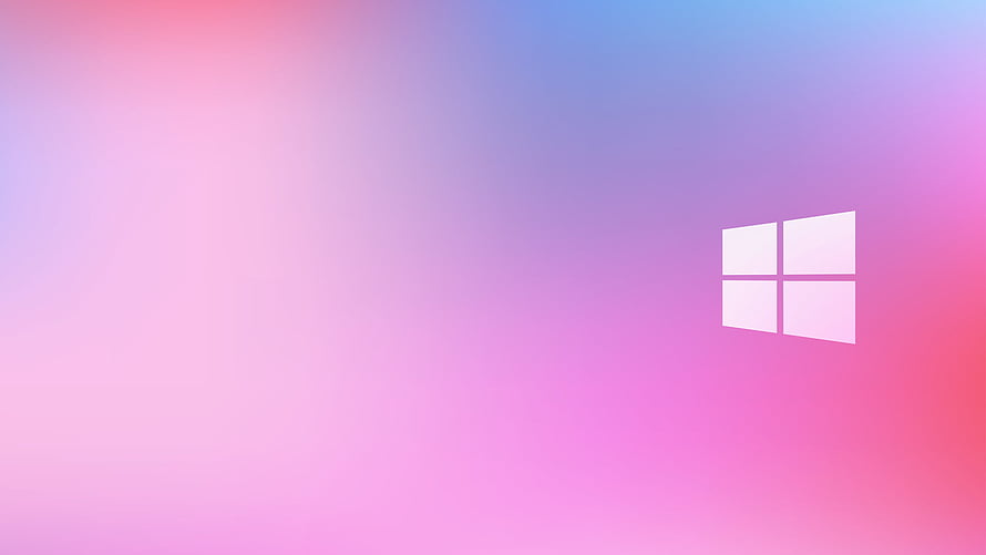 Windows 11 Purple Gradient Desktop Background with Minimalist Logo HD wallpaper