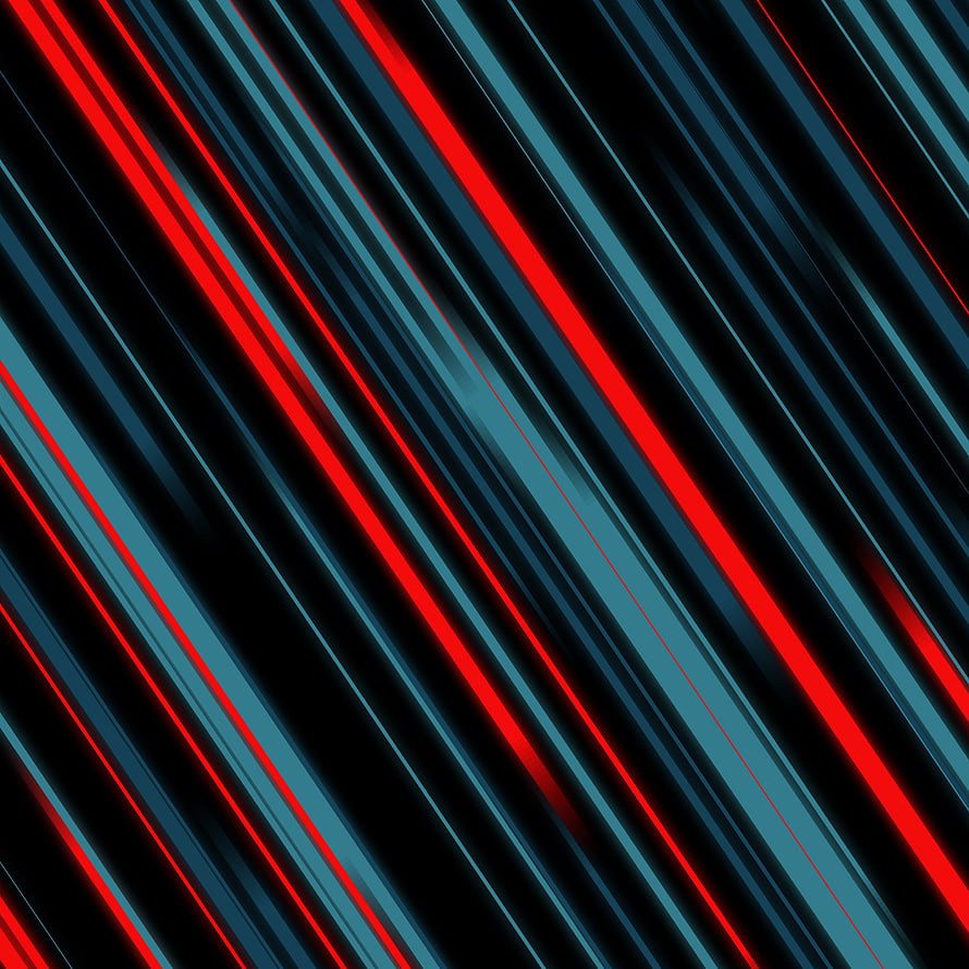 Abstract Diagonal Stripes in Red and Teal on Black Background HD phone wallpaper