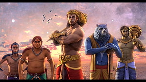Hanuman and the Vanara Sena in a 3D Animated Epic Scene, LIVE FOR PC & LAPTOPS. THE LEGEND OF HANUMAN. JAI SHREE RAM - YouTube, Hanuman PC HD wallpaper