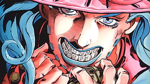 Gyro Zeppeli Close-Up Portrait From JoJo's Bizarre Adventure Steel Ball Run HD wallpaper