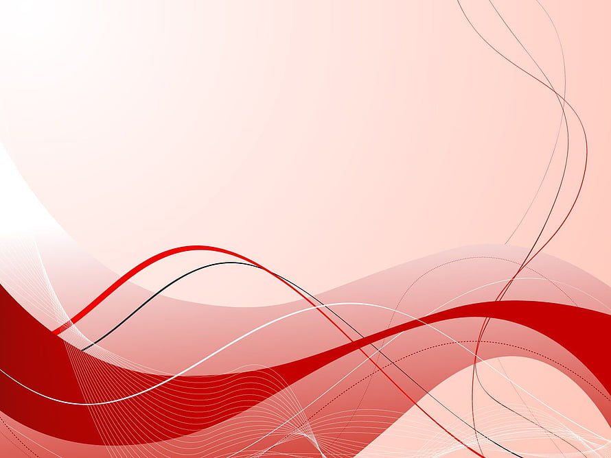 Elegant Red and White Abstract Flowing Lines on Soft Pink Gradient Background HD wallpaper