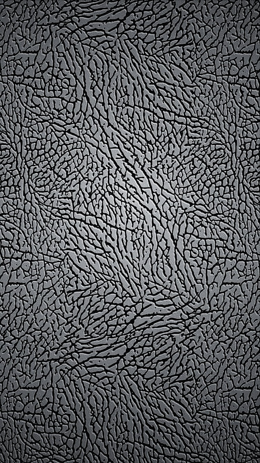 Monochrome Elephant Skin Texture Pattern with Intricate Cracked Details HD phone wallpaper