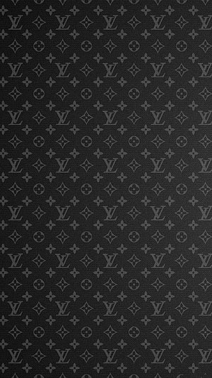 Louis Vuitton Eclipse Monogram Pattern in Dark Grey and Black HD phone wallpaper