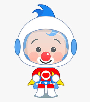 Plim Plim Cartoon Character in Red Suit and White Helmet HD phone wallpaper