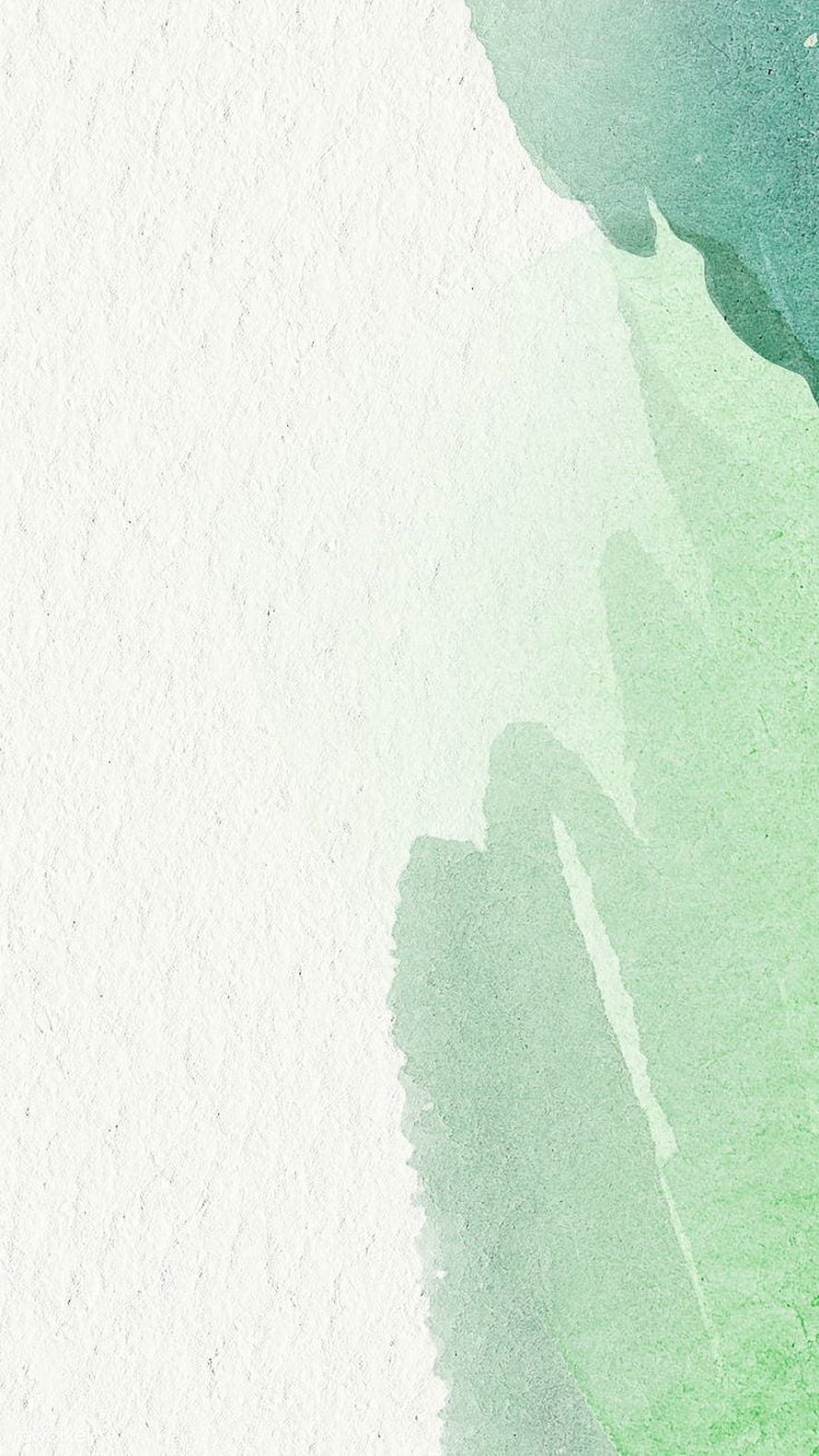 Mint Green Watercolor Wash on Textured Paper Abstract Minimalist Art HD phone wallpaper