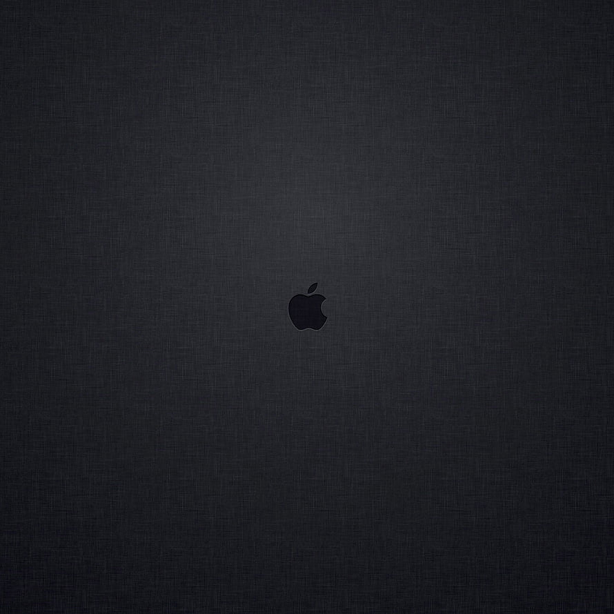 Minimalist Apple Logo on Dark Textured Surface HD phone wallpaper