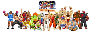 Street Fighter II Turbo HD Remix Full Roster Character Lineup HD wallpaper