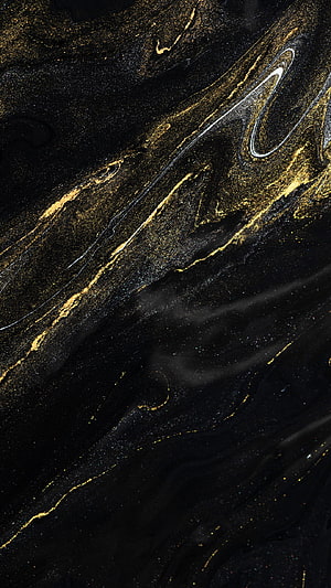 Luxurious Black and Gold Marble Texture with Metallic Veins and Elegant Flowing Patterns HD phone wallpaper