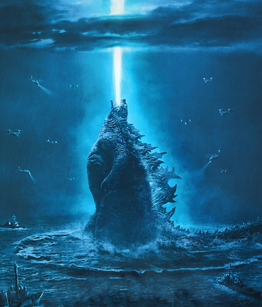 Godzilla King of the Monsters 2019 Film Poster Artwork HD phone wallpaper