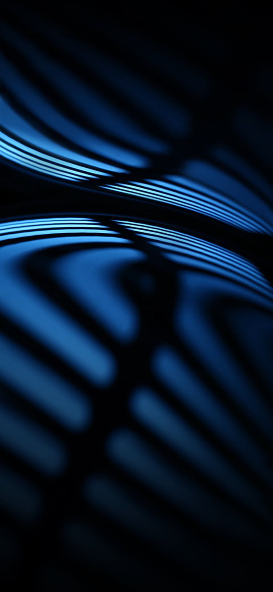 Abstract Blue Light Streaks on Dark Background Minimalist Wallpaper HD phone wallpaper