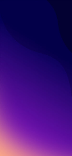 Dark Purple and Blue Abstract Gradient with Soft Warm Glow at the Bottom HD phone wallpaper