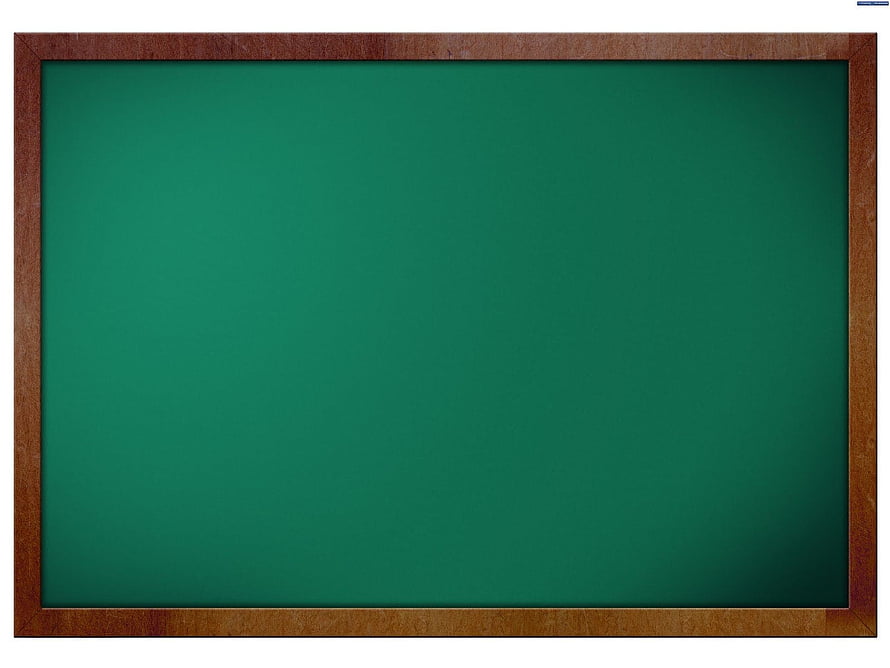 Empty Green Chalkboard with Wooden Frame for Classroom or Study Background HD wallpaper