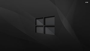 Windows 10 Dark Minimalist Desktop Background with Subtle Geometric Patterns HD wallpaper