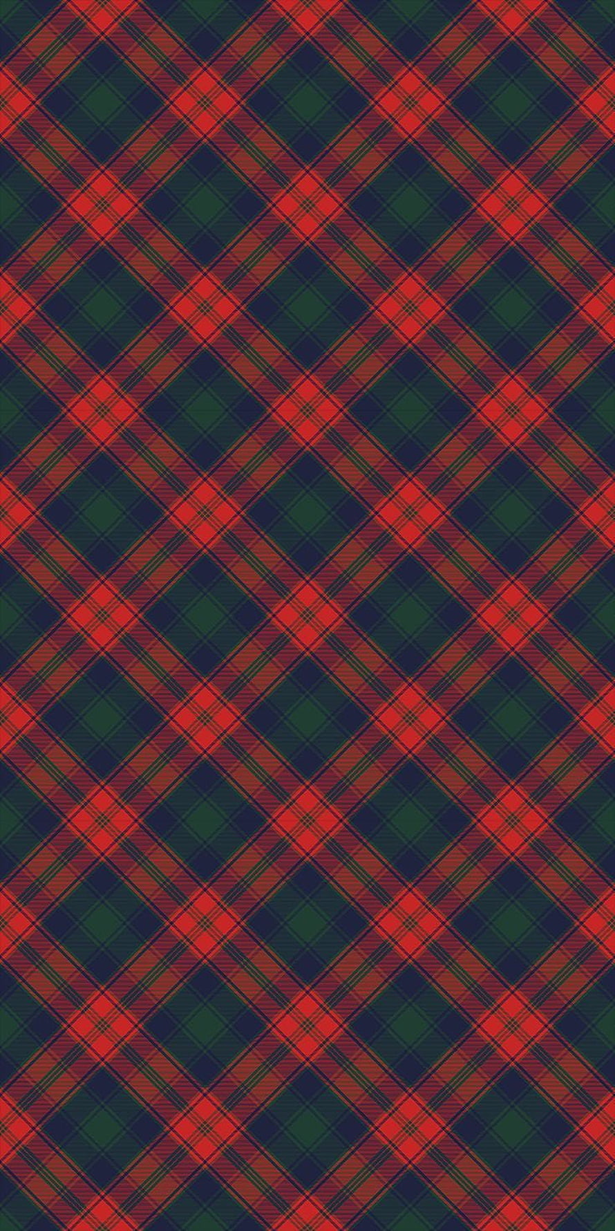 Christmas Plaid Tartan Pattern with Red Green and Navy Diagonal Stripes HD phone wallpaper